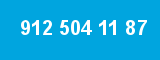 912 504 11 87
